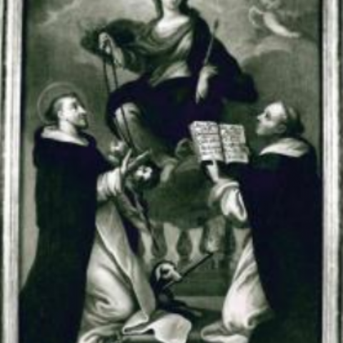 Madonna del Rosario con i santi Domenico e Tommaso